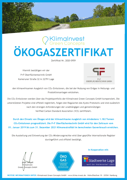 P+F Oberflächentechnik GmbH 2019-2021_Ökogaszertifikat-2020-0959.pdf